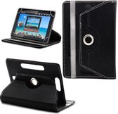 Universele 7 inch Case voor  met 360° draaistand Tablets en e-Readers · Kleur  Zwart