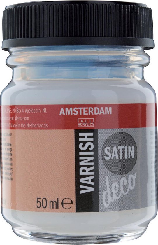 Afbeelding van het spel Amsterdam Varnish Satin Waterbased, 50ml