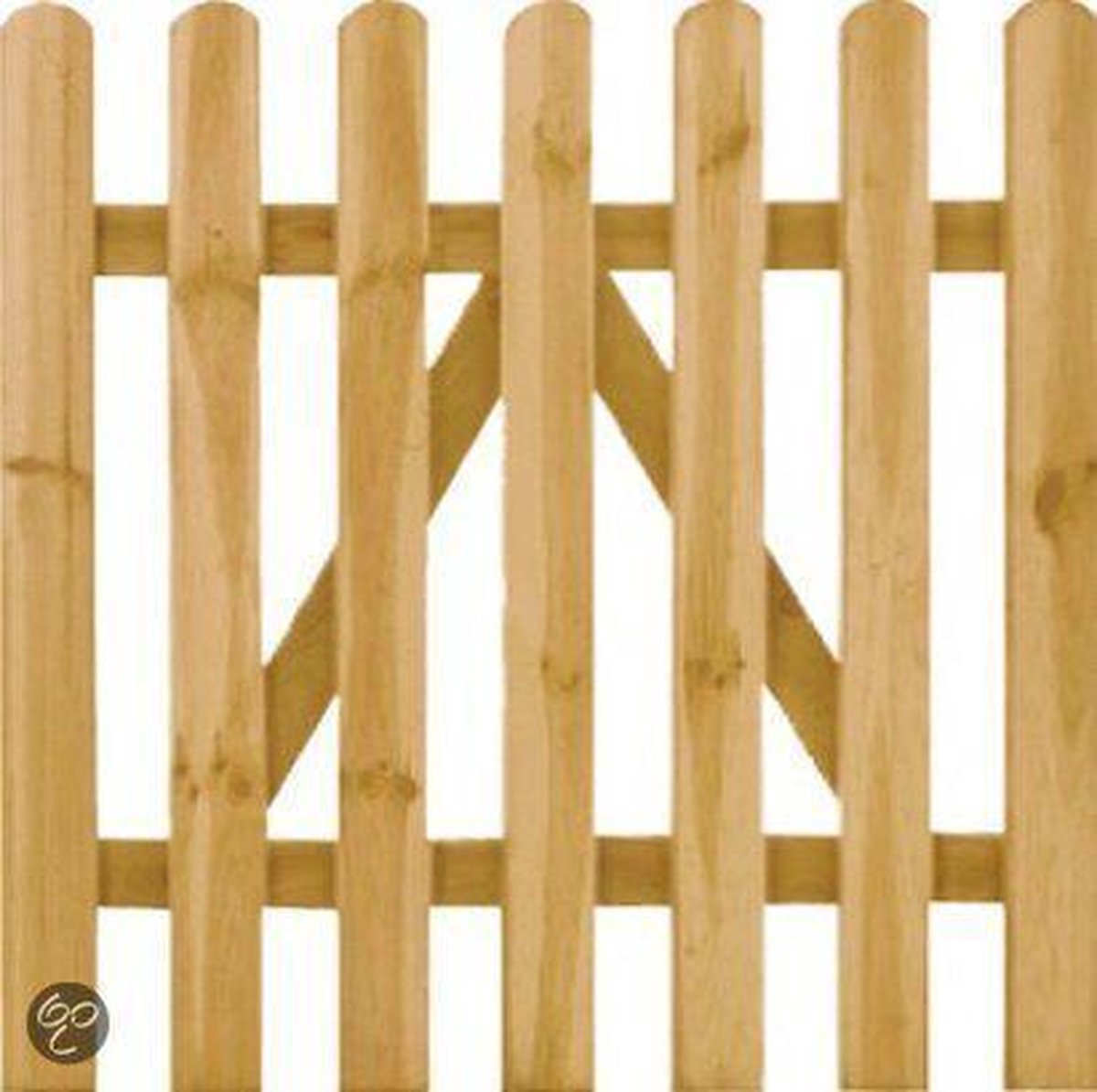 Woodvision Schutting Reliëf rechthekpoort | 60
