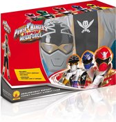 "Zilverkleurig Power Rangers™ kostuum voor kinderen  - Kinderkostuums - 98/104"