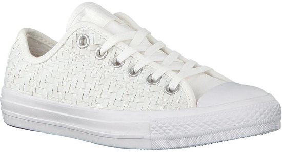 breuk Romantiek stoomboot Converse Dames Sneakers Chuck Taylor All Star Ox Dames - Wit - Maat 37,5 |  bol.com