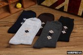 Fun socks - Varga ruit - 5 paar - gift sack - Sokken - maat 39-45