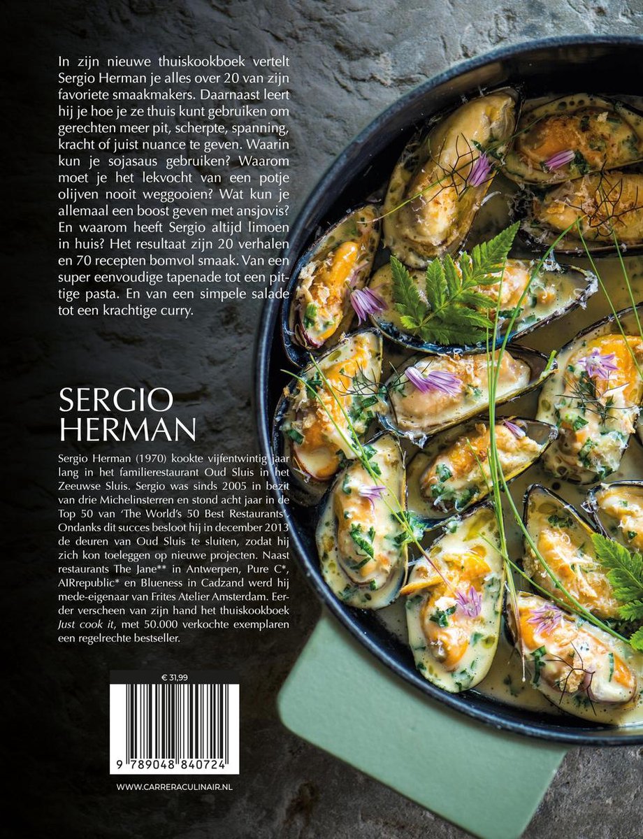 Sergio's smaakmakers - back cover