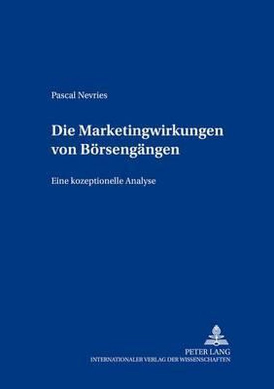 Die Marketingwirkungen von Börsengängen - cover