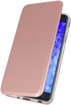 Roze Premium Folio Booktype Hoesje voor Samsung Galaxy J7 2018