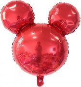 Folieballon Mickey Rood