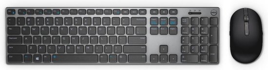 Dell 580-AFQM UK QWERTY Premier draadloos toetsenbord en draadloze muis  KM717 (Origineel) | bol.com