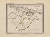 Historische kaart, plattegrond van gemeente Ewijk in Gelderland uit 1867 door Kuyper van Kaartcadeau.com