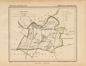 Historische kaart, plattegrond van gemeente Geldermalsen in Gelderland uit 1867 door Kuyper van Kaartcadeau.com