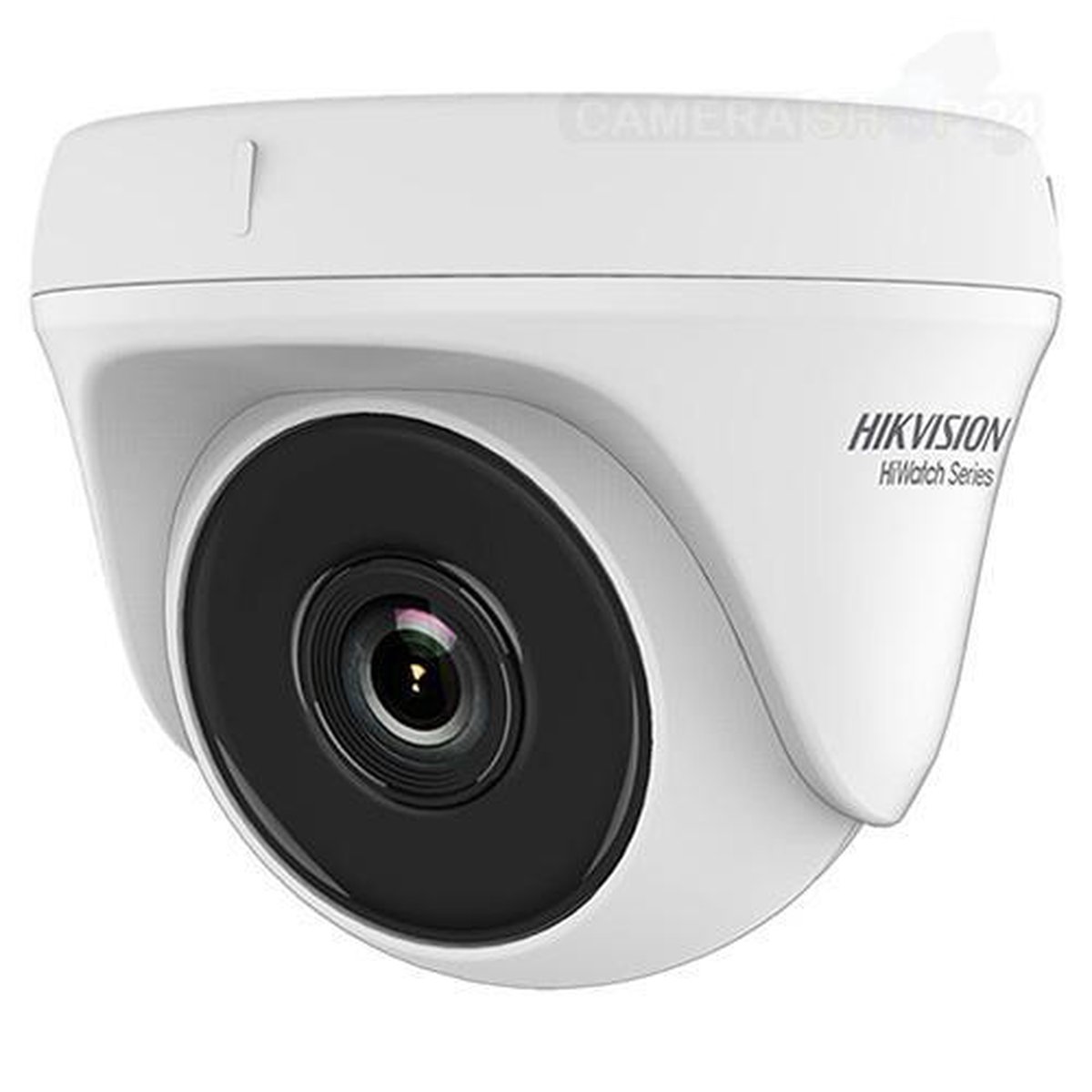 Hikvision Beveiligingscamera - HiWatch - Full HD - TVI, CVI, Analoog, AHD - Binnencamera - Nachtzicht 20m - 2.8mm Lens - Dome Klein Formaat
