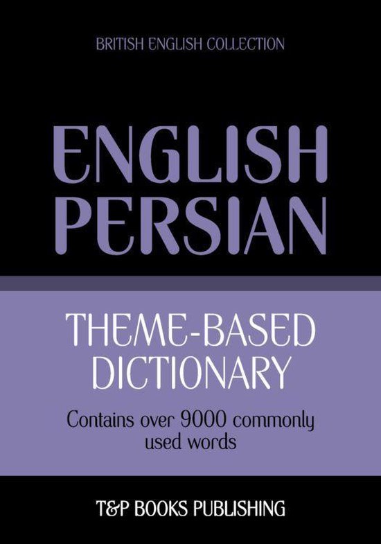 Theme-based dictionary British English-Persian - 9000 words - cover