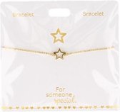 Armband Ster, gold plated