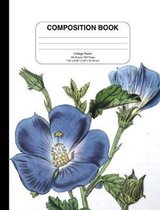 Composition Notebook with Vintage Flower, Unruled
