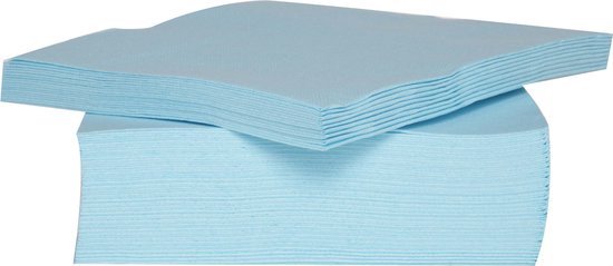 Cosy&Trendy For Professionals Servet - 38 cm -Papier - Blauw - Set-40