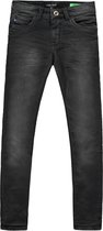 Cars Jeans Jongens Jog Jeans BURGO slim fit - Black Used - Maat 116