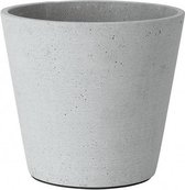 BLOMUS COLUNA bloempot Ø18 cm lichtgrijs (hoogte 16,5 cm)