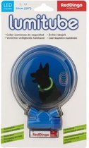 Hondenhalsband Red Dingo Indicatielampje Blauw Maat S/M (15-50 cm)