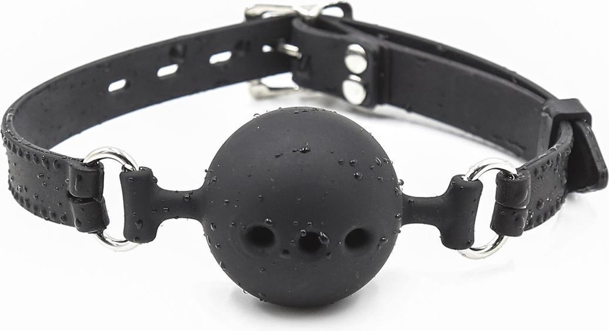 Goedkoopste Banoch - ballgag siliconen large - zwart Ø 5 cm