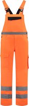 Yoworkwear Amerikaanse Overall Polyester / Katoen RWS Fluor Oranje - Maat 60