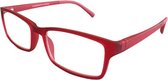 Fangle Biobased leesbril mat rood +1.0