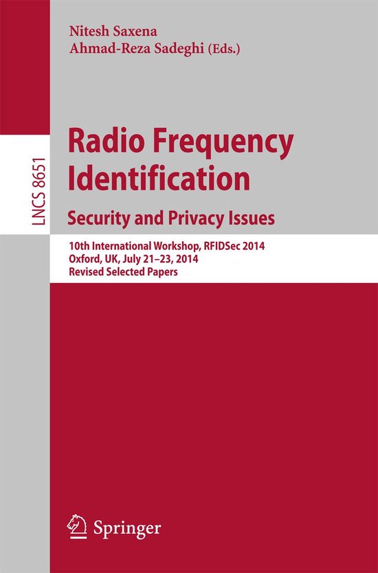 Springer Nature Proceedings Computer Science - Radio Frequen ... - cover