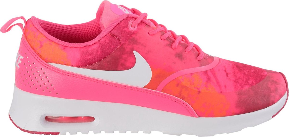 Nike Air Max Thea Print - Sportschoenen - Vrouwen - Maat 38 - Roze/Wit | bol