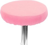 Roze Badstof hoes voor kruk, tabouret of zadelkruk
