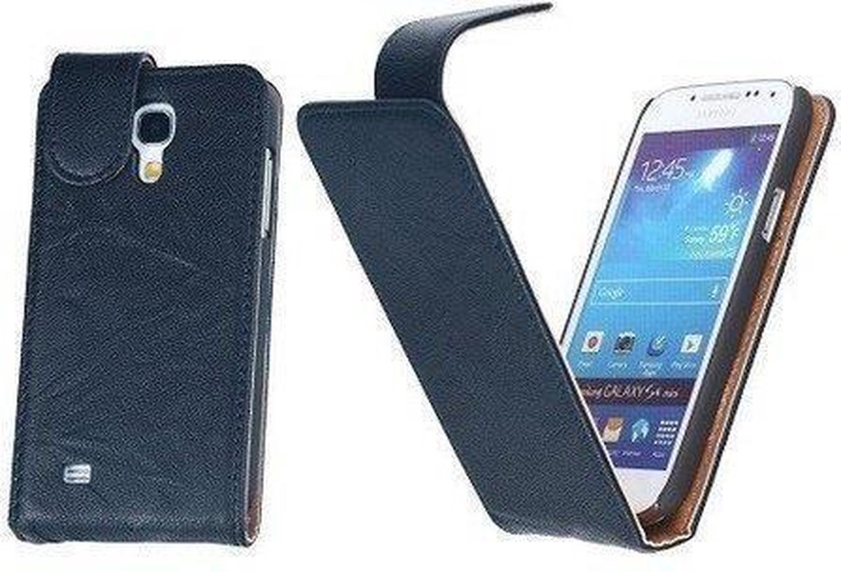 BestCases Nevy Blue Luxe Kreukelleer Flipcase Samsung Galaxy S4 i9500