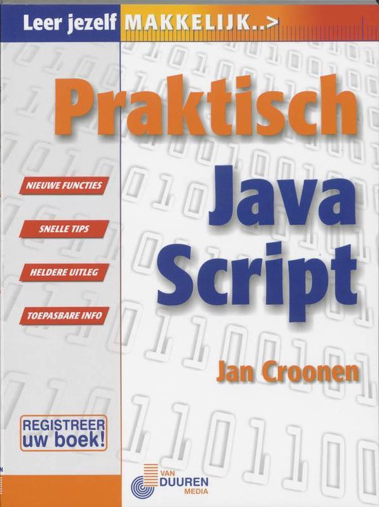 Cover van het boek 'Praktisch JavaScript'