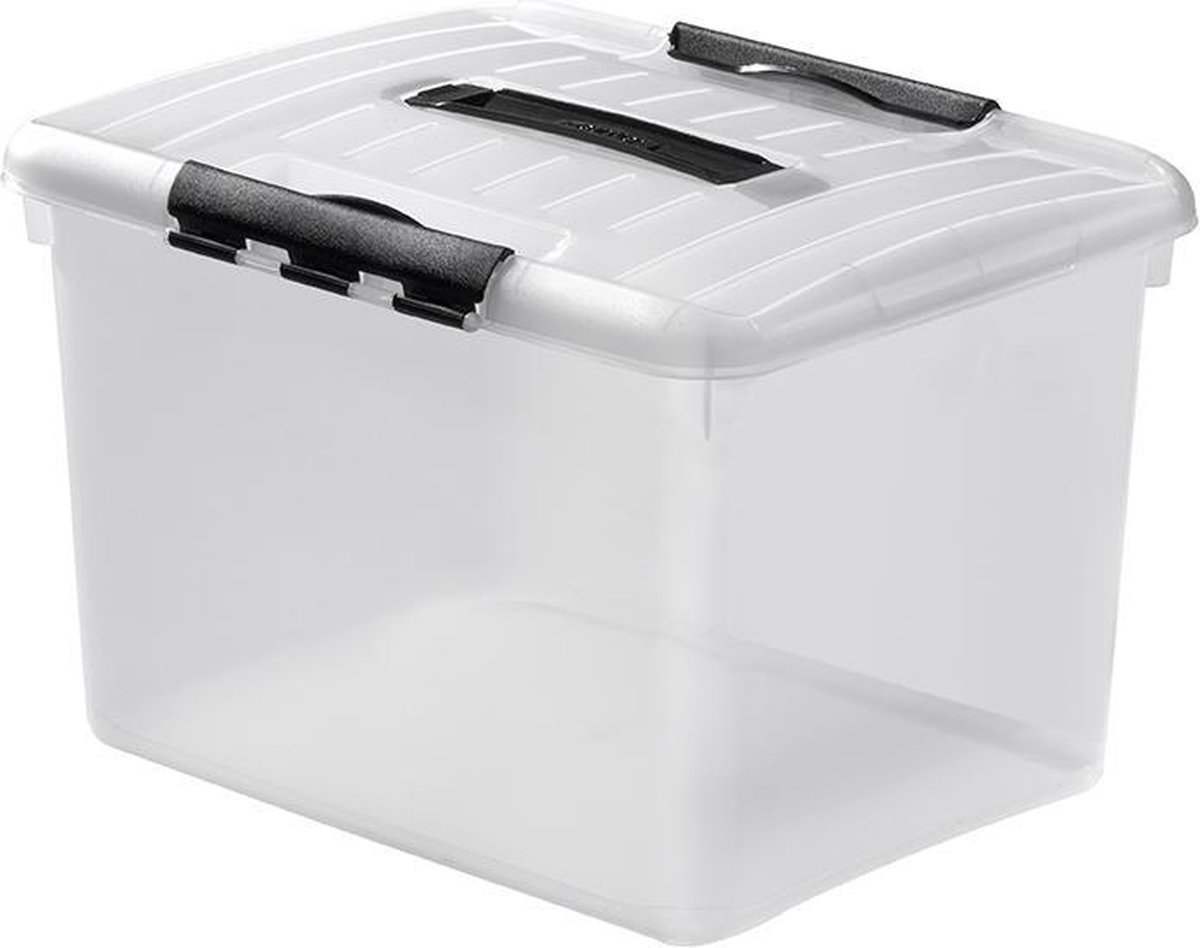 Curver Multibox Optima Opbergbox - 27 Liter -Kunststof - Transparant |  bol.com