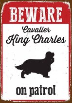 Cavalier King Charles Spaniel Waakbord - on Patrol