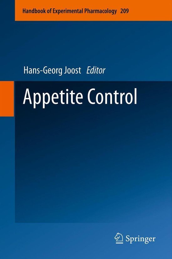 Handbook of Experimental Pharmacology 209 - Appetite Control - cover