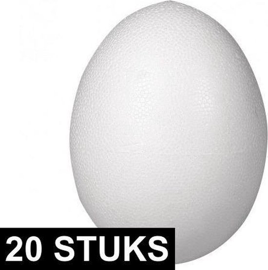20x Piepschuim vormen eieren - zelf paaseieren maken hobby artikelen bol.com