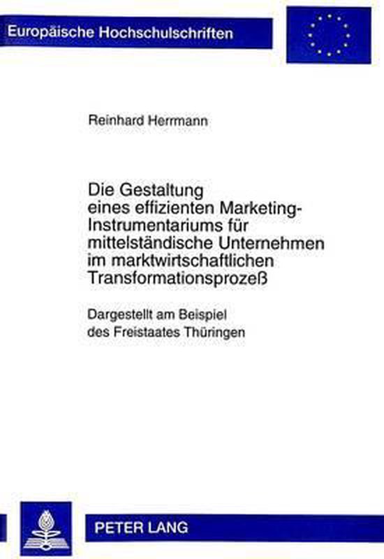 Die Gestaltung eines effizienten Marketing-Instrumentariums  ... - cover