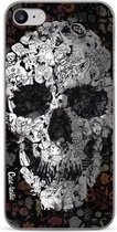 Casetastic Softcover Apple iPhone 7 / 8 - Doodle Skull BW