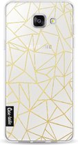Casetastic Abstraction Outline Gold Transparent - Samsung Galaxy A5 (2016)