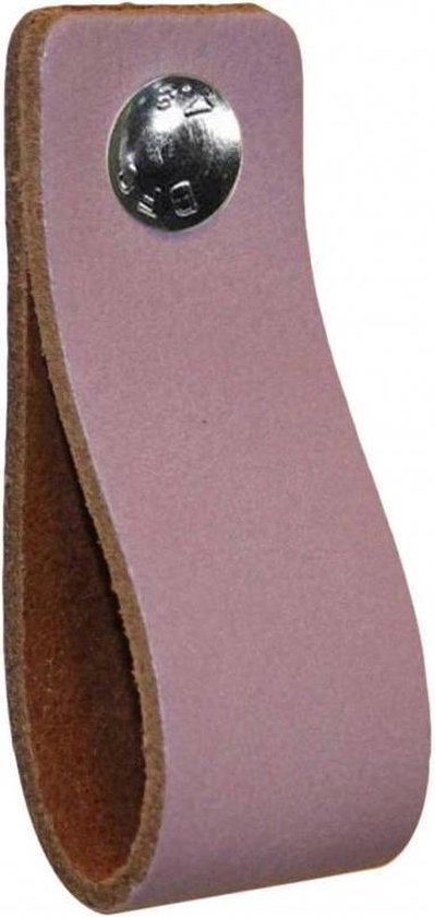 NiiNiiX Leren handgreep Lavendel - Maat M 3,0 x 17 cm;