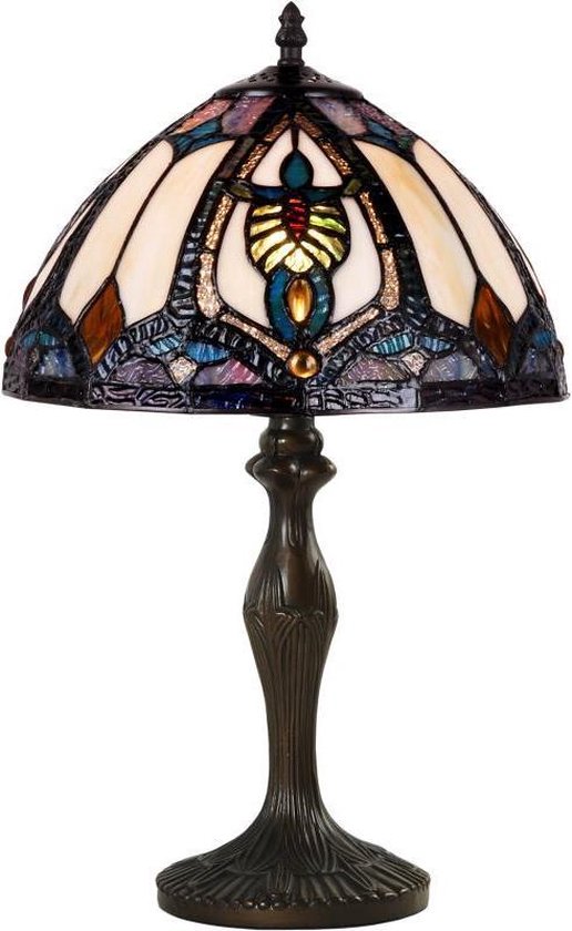 Tafellamp Tiffany stijl Art Deco klein | bol.com