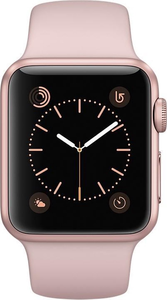 Apple Watch Series 2 Smartwatch 38mm - RosÃ©goud Aluminium / Roze Sportband  | bol.com