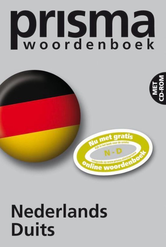 Cover van het boek 'Prisma woordenboek Nederlands-Duits + CD-ROM'