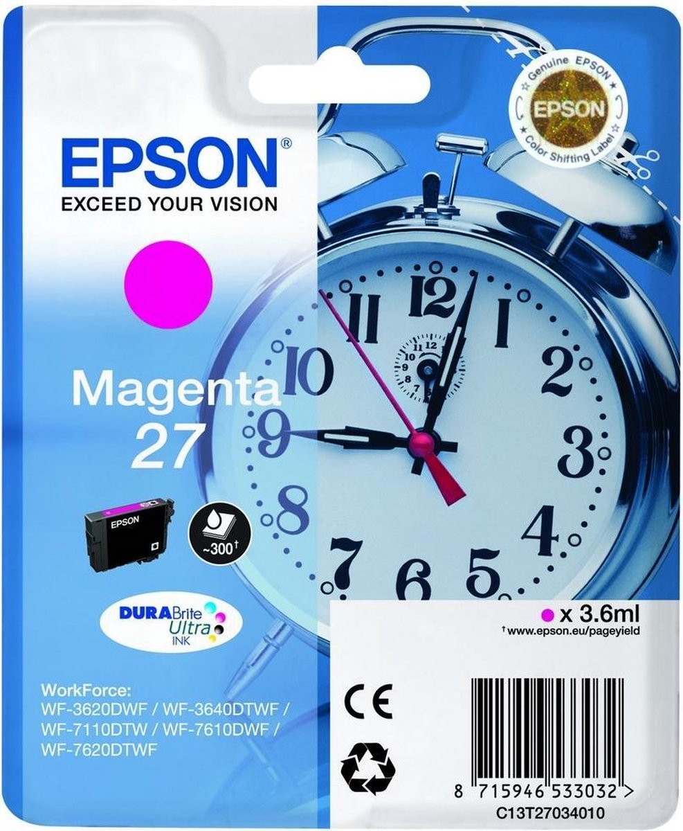 Epson T2703- Inktcartridge / Magenta