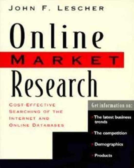 Online Market Research - cover