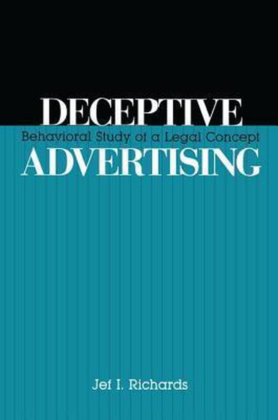 Routledge Communication Series- Deceptive Advertising - cover