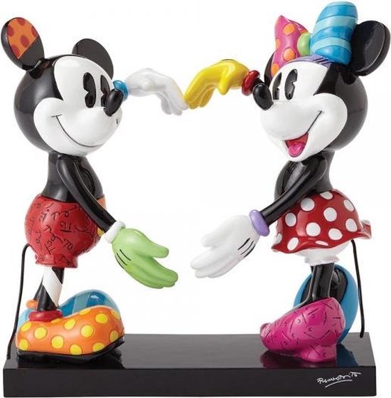 Disney Britto Beeldje Mickey & Minnie Mouse 17,5 cm