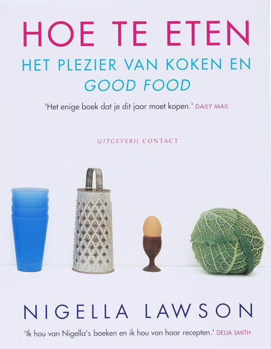 Cover van het boek 'Hoe te eten' van Nigella Lawson