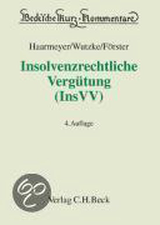Insolvenzrechtliche Vergütung ( InsVV) - cover