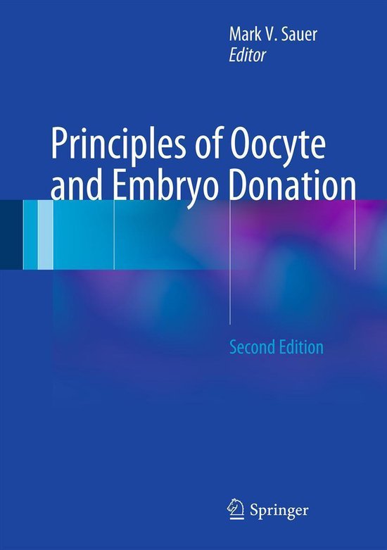 Principles of Oocyte and Embryo Donation - cover