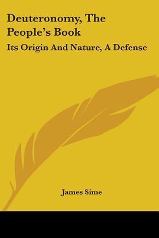 Deuteronomy, The People's Book