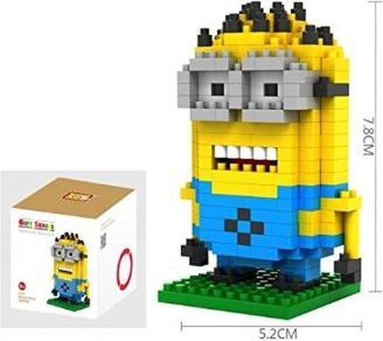Bouw zelf je eigen Minions met deze bouwsteentjes 260pcs gelijkaarig aan  Lego | bol.com