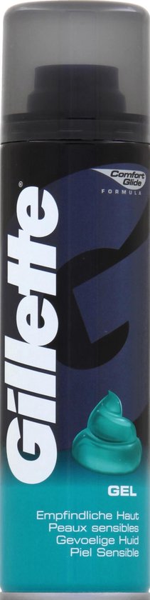 Gillette Gevoelige Huid - Voordeelverpakking 6x200ml - Scheergel